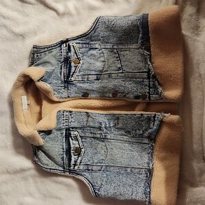 Jean half vest